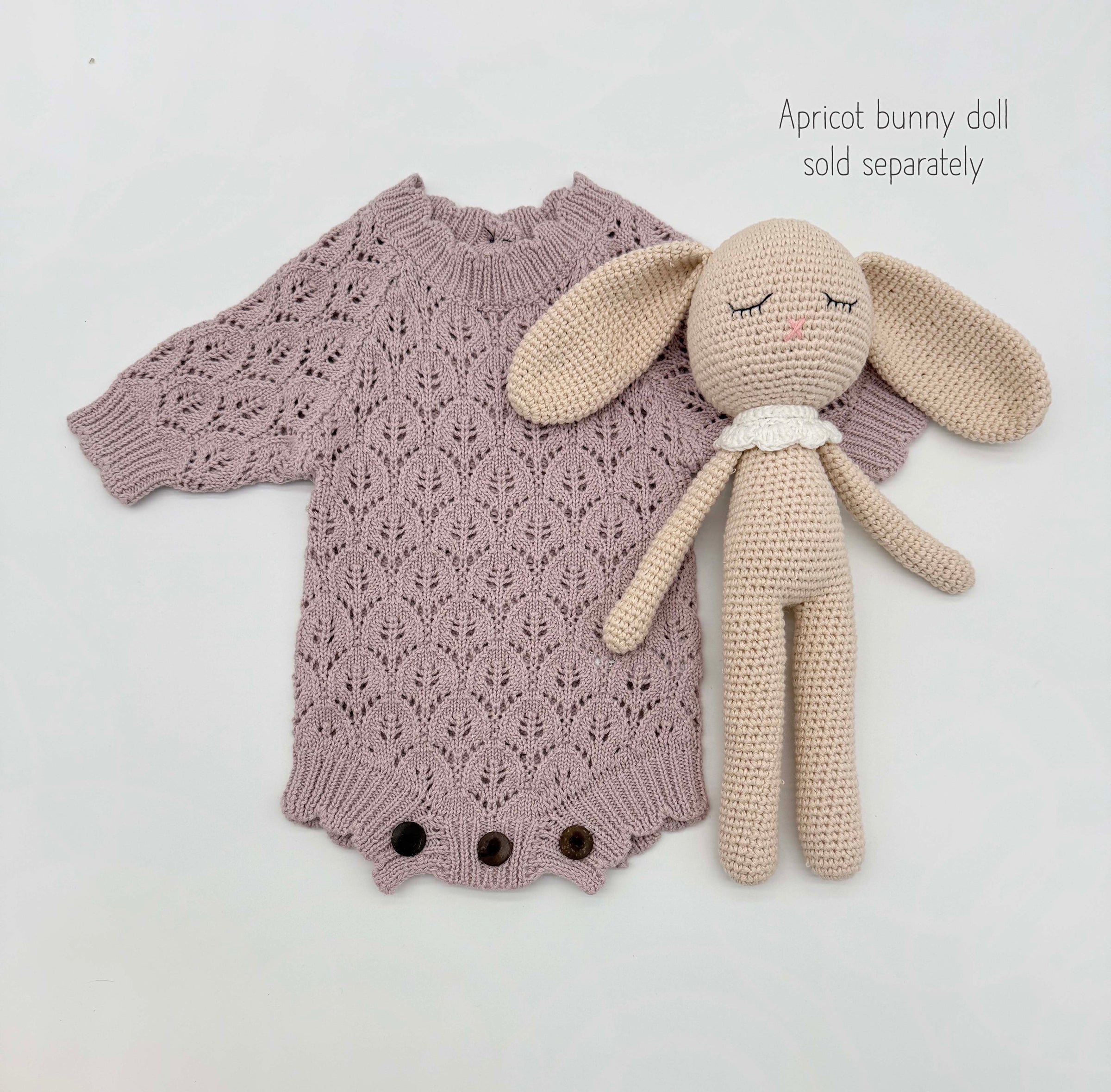 Lacy Easter Lilac Romper