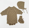 Leaf Lace Knit Baby Romper Set | LACY willow