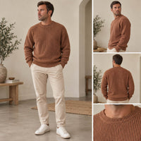 Everett Men’s Ribbed Knit Sweater