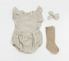 Gabriella Sleeveless Romper Set