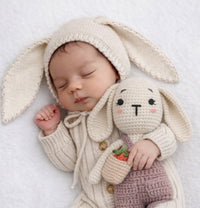 Knitted Henry Bunny Bonnet