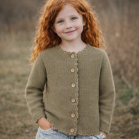 Cotton Knitted baby kids | Sophia Cardigan