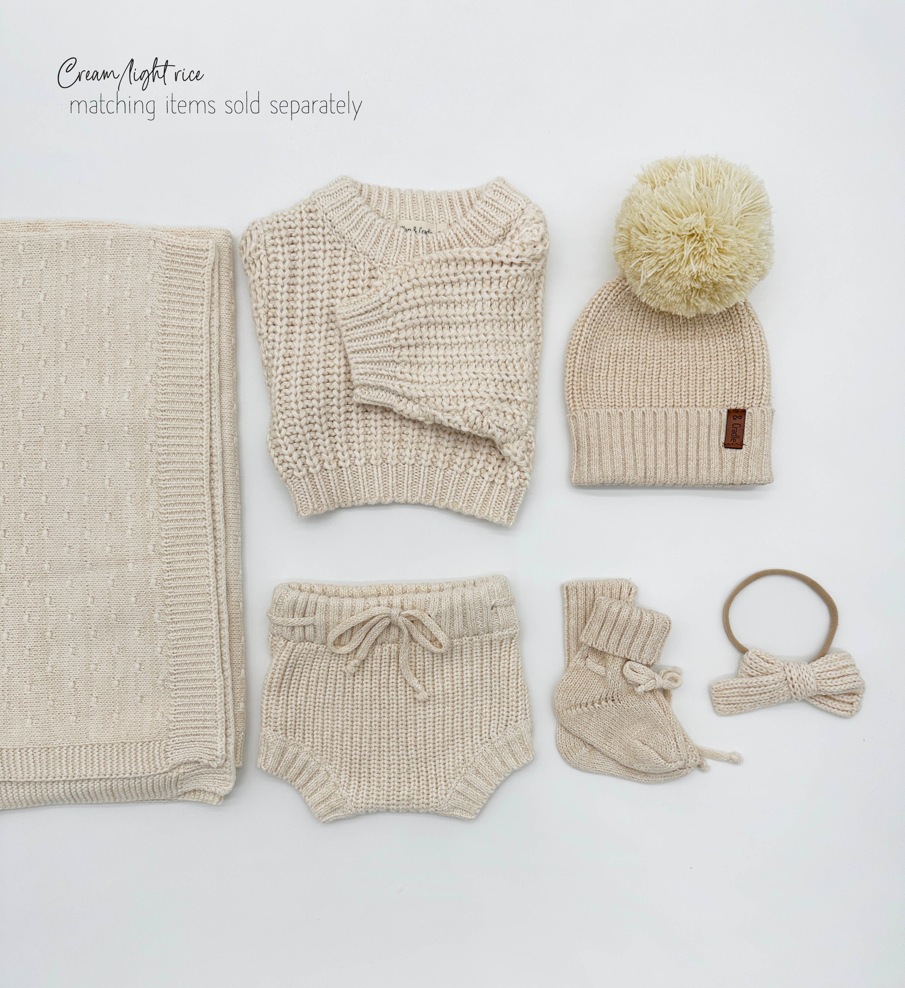 Chunky Knit Braided Cotton Baby Kids Sweater – Olive and Cradle