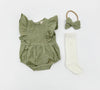 Gabriella Sleeveless Romper Set