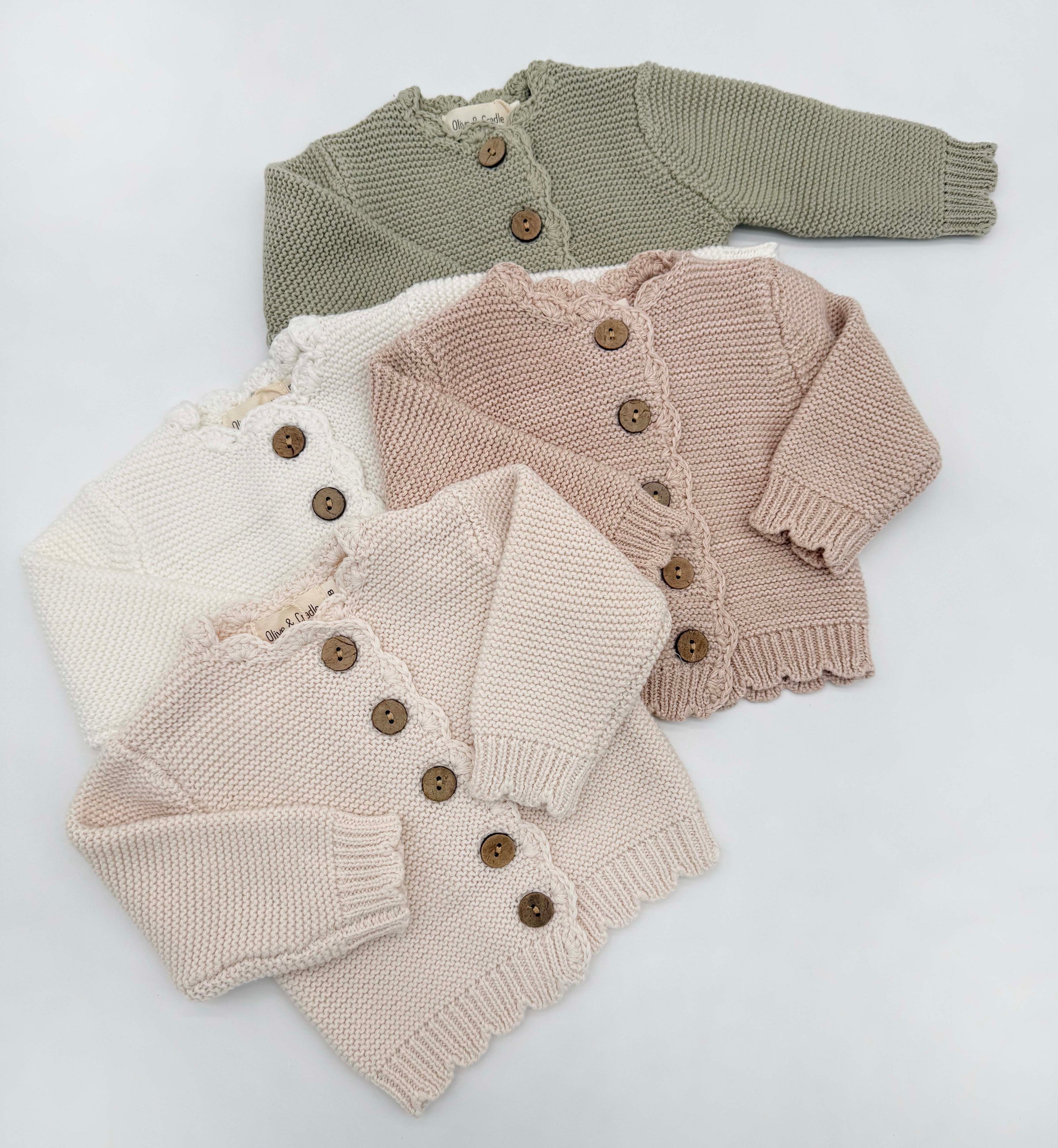 Cotton Knitted baby kids | Sophia Cardigan