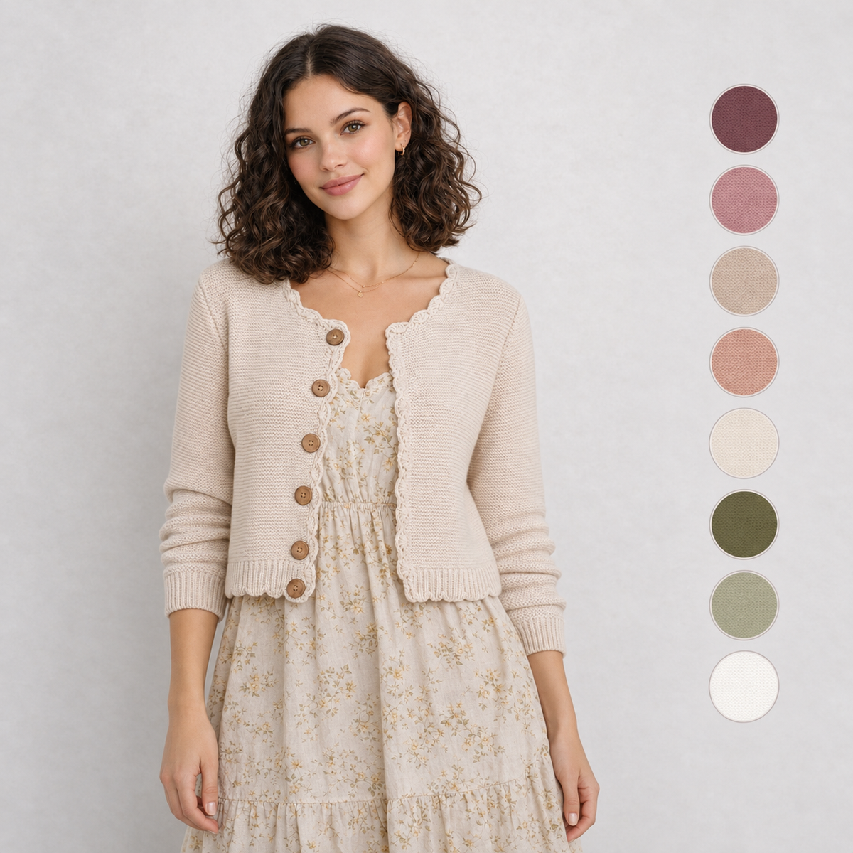 Ladies Sophia Sweater Cardigan