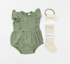 Gabriella Sleeveless Romper Set
