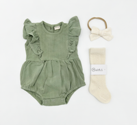 Gabriella Sleeveless Romper Set
