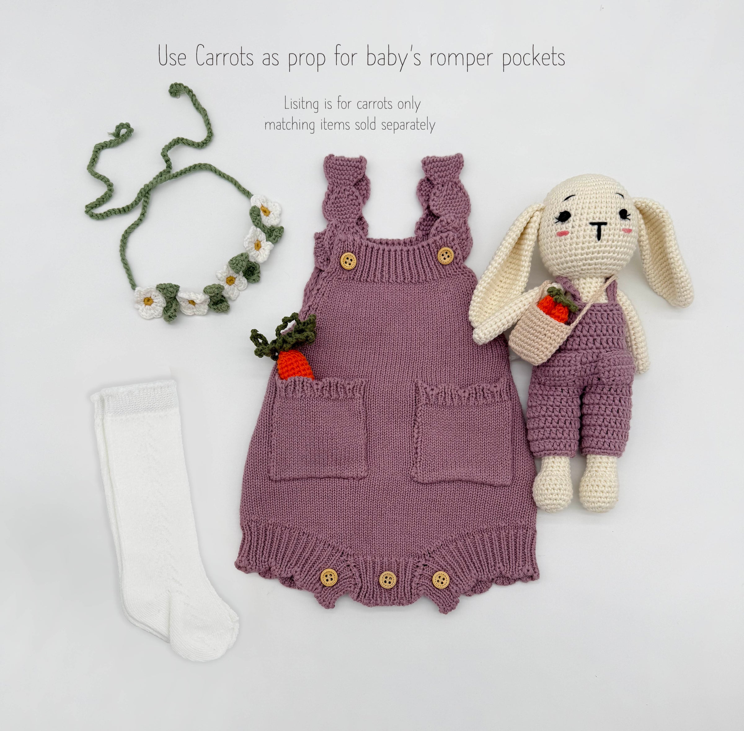 Crochet Pocket Carrots