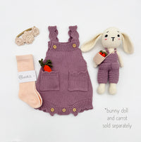 Easter Romper 3pc set | Violet Apricot