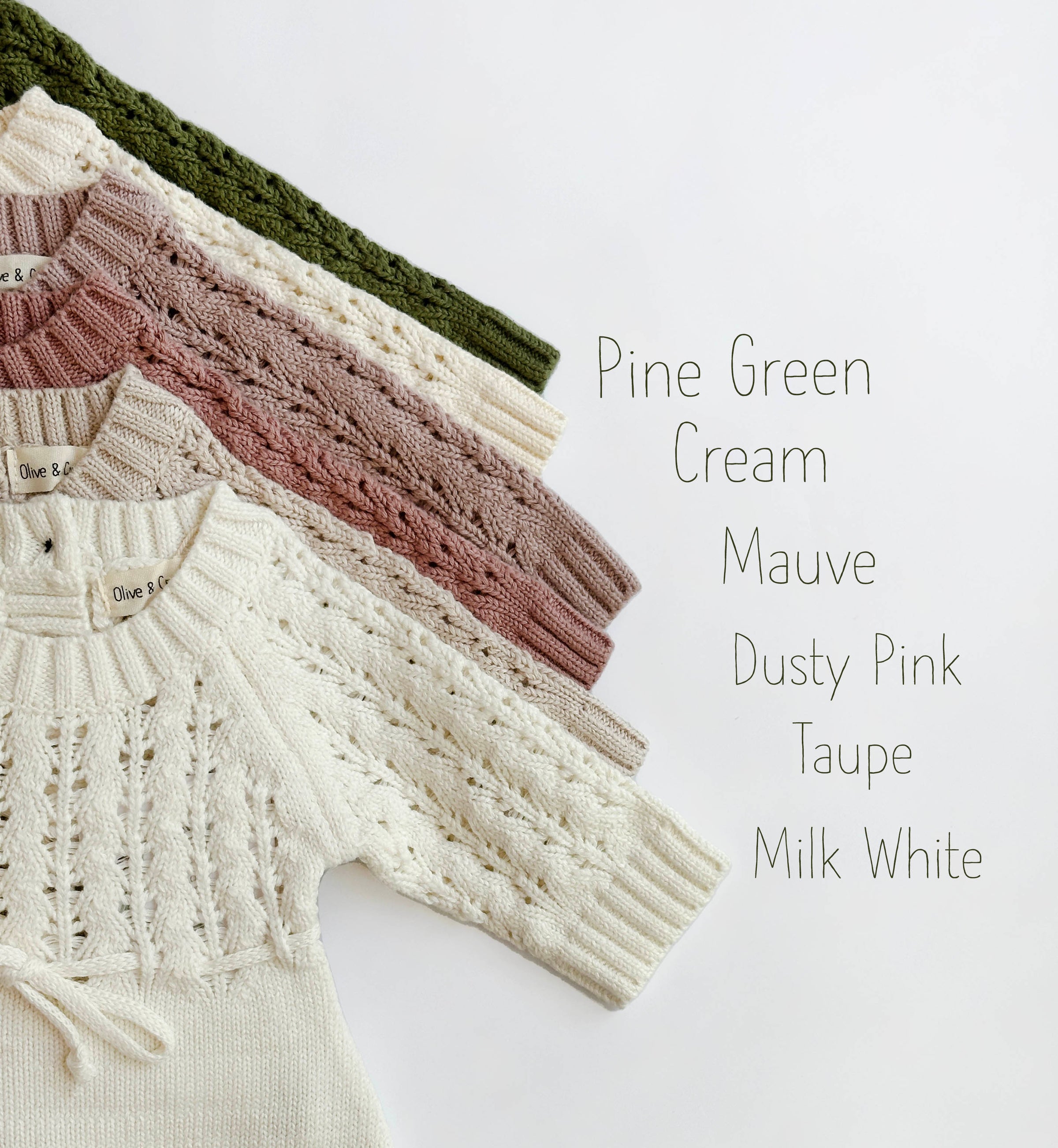 Zoya Knit Baby Romper Set | Green