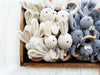 Natural Cotton Crochet Bunny Rattle