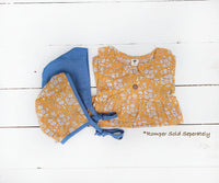 Mustard Blue Bonnet