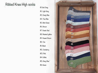 Ribbed Cotton Socks