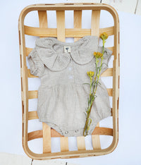 Adalia Gingham Romper