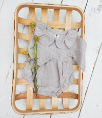 Adalia Gingham Romper
