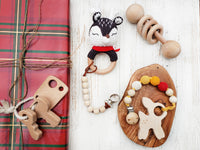Christmas Crochet Deer Rattle